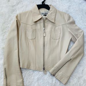 Designer Claude Lamont Women’s Leather Jacket